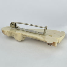 Load image into Gallery viewer, Original 1940's Cream and Brown Dog with Blue and Gold Collar
