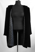 Load image into Gallery viewer, 1940s Black Velvet Evening Jacket with Soutache and Sequins - B38/40
