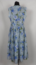Load image into Gallery viewer, 1950s Blue Roses Nylon Dress - B38/40