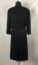 Load image into Gallery viewer, 1950s American Jack Dallas Black Day Dress - B38/40