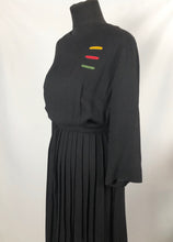 Load image into Gallery viewer, 1950s American Jack Dallas Black Day Dress - B38/40