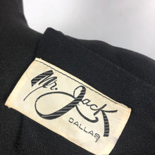 Load image into Gallery viewer, 1950s American Jack Dallas Black Day Dress - B38/40