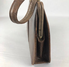 Load image into Gallery viewer, Original Vintage 1950's Mappin & Webb Lizard Skin Bag