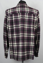 Load image into Gallery viewer, Vintage Pendleton Style Wool Check Jacket in Purple, White and Black - B40