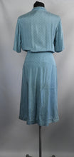 Load image into Gallery viewer, 1940s Silk Dress With Peplum - B38/40