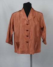 Load image into Gallery viewer, 1940s Silk Grosgrain Jacket B38”