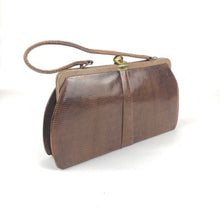 Load image into Gallery viewer, Original Vintage 1950's Mappin & Webb Lizard Skin Bag