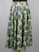 Load image into Gallery viewer, 1950s Cotton Circle Skirt - W24