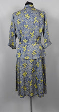 Load image into Gallery viewer, 1940s Artificial Silk Dress Which Looks Like A Suit - B38/40