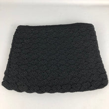 Load image into Gallery viewer, Original 1940s Large Black Crochet Handbag with Lucite Trim