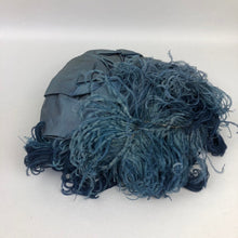 Load image into Gallery viewer, 1940s Alice Camue Blue Ostrich Feather and Silk Hat