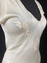 Load image into Gallery viewer, 1940's Yellow Celanese Nightdress - B34
