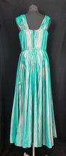 Load image into Gallery viewer, 1950s Green Shot Taffeta Evening Dress - B36