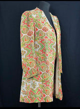 Load image into Gallery viewer, Original 1930s Vibrant Paisley Evening Jacket - Coat - UK Bust 36"