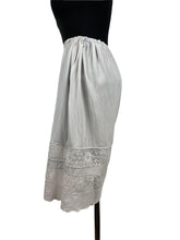 Load image into Gallery viewer, Original 1920's Ice Blue Chiffon and Lace Bloomers - Vintage Knickers - Waist 26 28 30 32 34