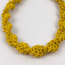 Load image into Gallery viewer, 1940s 1950s Yellow Make Do and Mend Plastic Necklace