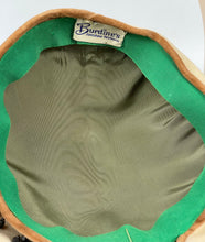 Load image into Gallery viewer, Charming Original 1950's Two Tone Beaded Felt Hat In Cream and Brown *