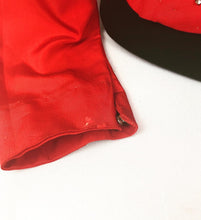 Load image into Gallery viewer, 1940s Red Grosgrain Paste Studded Jacket - B38