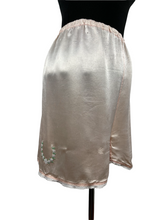 Load image into Gallery viewer, Original Duo of 1940's French Knickers - Black Rayon CC41 and Cream Satin with Lace Ruffle Trim - Waist 27 28