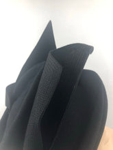 Load image into Gallery viewer, 1940s Black Felt "Chimney Pot" Hat
