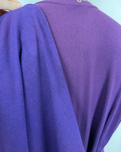 Load image into Gallery viewer, 1940s Purple Crepe Evening Dress with Sequin and Bead Detail - Bust 38 39 40