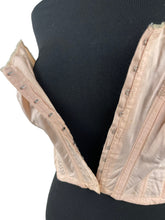 Load image into Gallery viewer, Original 1940's 1950's Long Line Pink Cotton Bra by Beauty Maid - Bust 32 33 34