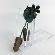 Load image into Gallery viewer, Vintage 1940s Tyrolean Tourist Piece with Green Hat and Hanging Boots
