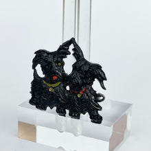 Load image into Gallery viewer, Original 1940's Brooch with Two Black Dogs