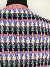 Load image into Gallery viewer, Reproduction 1940s Waffle Stripe Jumper Knitted from a Wartime Pattern - B 38 39 40 41 42