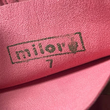 Load image into Gallery viewer, Vintage Milore Dusky Pink Suede Matching Bag and Gloves Set - Great Colour
