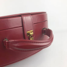 Load image into Gallery viewer, Original 1950s Red Faux Leather Vanity Case - Fabulous Box Bag