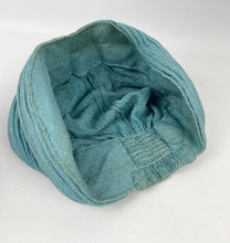 Load image into Gallery viewer, Original 1940’s Sea Foam Green Fabric Turban - Fabulous Vintage Hat
