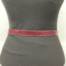 Load image into Gallery viewer, Original 1930s or 1940s Dark Burgundy Leather Belt - Waist 26