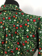 Load image into Gallery viewer, 1940s Reproduction Christmas Blouse in Riley Blake Cotton - Bust 38" 40"
