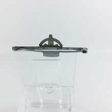 Load image into Gallery viewer, 1940s King George VI Red and Blue Paste Bar Brooch or Tie Pin