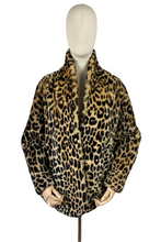 Load image into Gallery viewer, Original 1940's Dyed Lamb Leopard Print Jacket - Bust 38 40