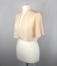 Load image into Gallery viewer, 1930s 1940s Pale Peach Rayon Bed Jacket - B36