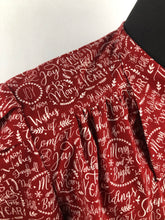 Load image into Gallery viewer, 1940s Reproduction Christmas Blouse in Riley Blake Cotton - Bust 34" 36"