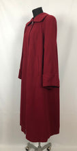 Load image into Gallery viewer, 1940s 11011 True Volup Burgundy Wool Coat by Windsmoor - Bust 48" 50"