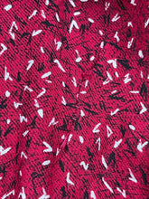 Load image into Gallery viewer, Original Red, Black and White Dress from the Late 1940s or Early 1950s - Bust 34 35