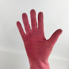 Load image into Gallery viewer, Vintage Milore Dusky Pink Suede Matching Bag and Gloves Set - Great Colour