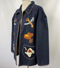 Load image into Gallery viewer, Reproduction Mexican Tourist Jacket with Pirate Theme by Girl In A Whirl - Bust 40 42