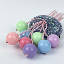 Load image into Gallery viewer, Fabulous Luxulite Pretty Pastels and Glitter Brooch in Pink, Blue, Purple and Green
