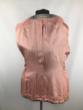 Load image into Gallery viewer, Vintage Zip Front Jacket in Green, Yellow and Navy Check - B38 40