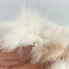 Load image into Gallery viewer, Original 1920's Embroidered Silk Boudoir Slippers with Genuine Fur Trim