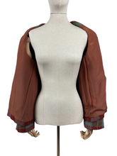 Load image into Gallery viewer, Absolutely Stunning Original 1940's Cropped Check Jacket - Bust 38 40 42