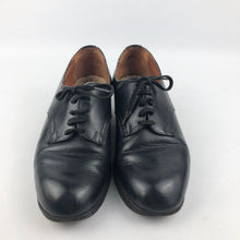 Load image into Gallery viewer, CC41 1940s Black Leather Walking Shoes - UK 3.5