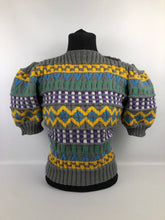 Load image into Gallery viewer, 1940s Reproduction Fair Isle Jumper for a 40 42 Bust