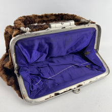 Load image into Gallery viewer, Antique Victorian Genuine Fur Muff Bag with Coin Purse *