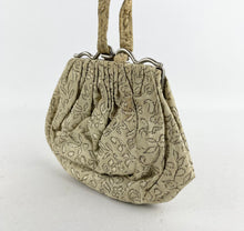 Load image into Gallery viewer, Original 1940's or 1950's Old Gold Evening Bag - Charming Vintage Bag